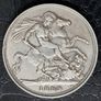 1889 Queen Victoria Silver Crown coin Image 2