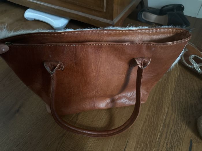 Brand New Genuine Cowhide Leather Tote Bag