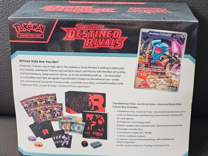 Pokemon TCG Scarlet and Violet Destined Rivals Etb Elite Trainer Box Brand New Sealed
