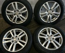 Team sparco alloys with winter tyres