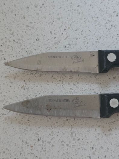 Cook's Choice Professional Stainless Steel Kitchen Knives - Pair