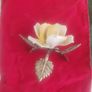 Antique Capodimonte Yellow Rose Image 5