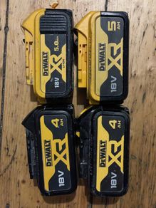 dewalt 4.0&5.0 batteries