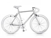 MBM Metal Fixie Single Speed Chrome