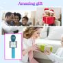 Wireless Karaoke Microphone,Bluetooth Dancing LED Lights Handheld Portable Speaker Karaoke Machine,Compatible with Android & iOS Devices,Home KTV Outdoor Party Image 6