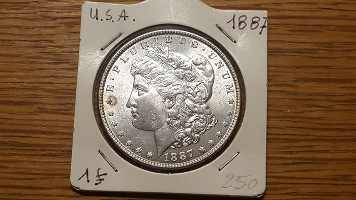 USA Morgan's dollar 1878-1921 genuine silver coins