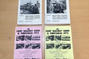 Light Railway Guide and Timetables 1970, 1971, 1972, 1973 Editions
