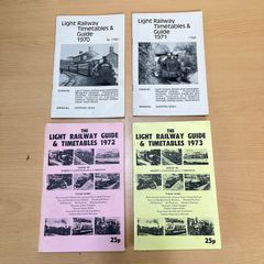 Light Railway Guide and Timetables 1970, 1971, 1972, 1973 Editions