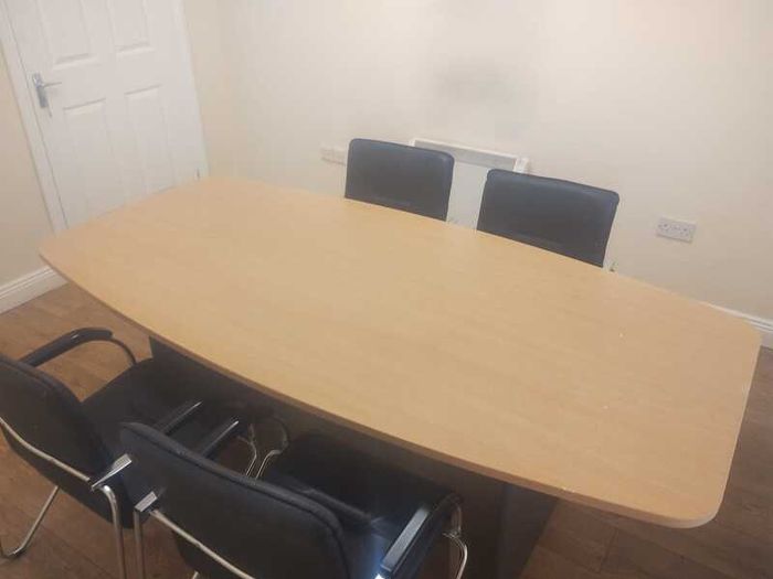 Executive Boardroom Table and 4 chairs