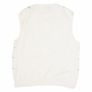Tommy Hilfiger Mens Patterned Vest Cream Check V Neck Tight Knit Sleeveless Image 3