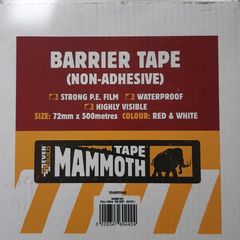 Mammoth Tape Barrier Tape Non Adhesive 500m