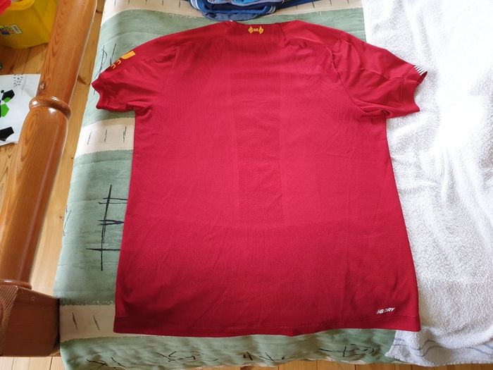 Liverpool Football Club Home Jersey 2019 to 2020 Childrens Extra Large New Balance YXL