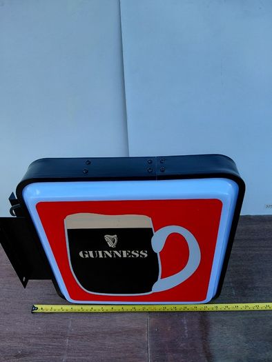 Guinness illuminated wall sign