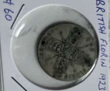 British Florin 1923 (50% silver)