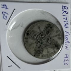 British Florin 1923 (50% silver)