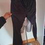 Tommy Hilfiger Golf men's black waterproof straight leg bottoms size L34 W32 Perfect condition Postage included Image 2