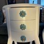 Two Refurbished, Wooden, Vintage Bedside Tables Image 6