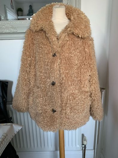 Beige Teddy Coat