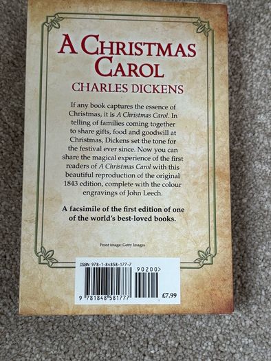 Brand New Christmas Carol Book