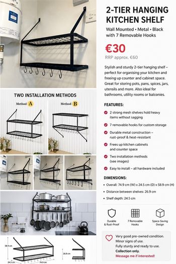 Hanging Shelving Unit