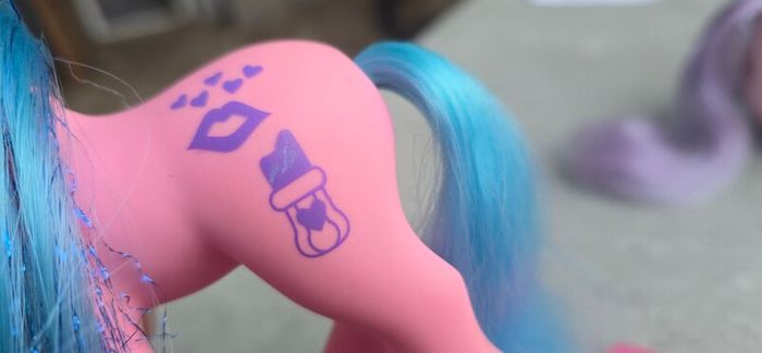 Happy Hugs Sweet Kisses Sister Ponies HTF MLP G1 My Little Pony