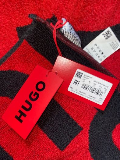 hugo boss towel size 180x90 cm brand new with tag