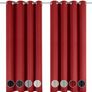 Blackout Curtains - Set of 2 Eyelet Curtains - Easy Installation, Maximum Protection, Black Out for Bed and Living Room Multiple Sizes/Colours Image 2