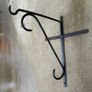 Antique forged and welded iron sign hangers Image 6