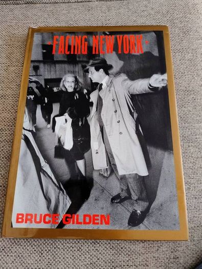 Facing New York Bruce Gilden 1992 first edition hardback with dustcover in very good condition FREE STANDARD POSTAGE INCLUDED