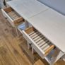 Pair of IKEA HEMNES Bedside Tables White Stain (Solid Pine Wood) Image 4