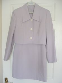 Size 10 - A Fully Lined 2 Piece Suit - Jacket and Dress - Read Carefully - E