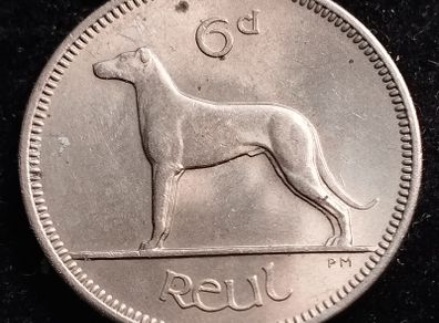 Ireland - 1961 - 6 Pence - AU - KM.13a - [2787]