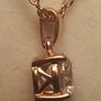 Sterling Silver Swarovski Zirconia Pendant & Chain Image 7