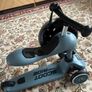 Scoot & Ride Highwaykick 1 Scooter and Helmet Steel Blue Image 3