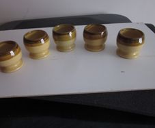 TG Green "Granville" Stoneware Glazed Egg Cups X5