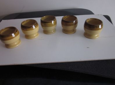 TG Green "Granville" Stoneware Glazed Egg Cups X5