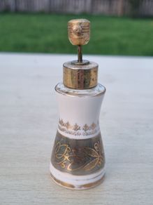 Antique Bavarian porcelain perfume bottle