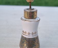 Antique Bavarian porcelain perfume bottle