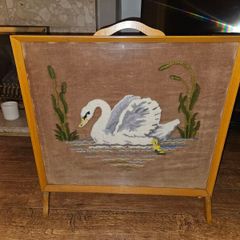 Antique Fire Screen