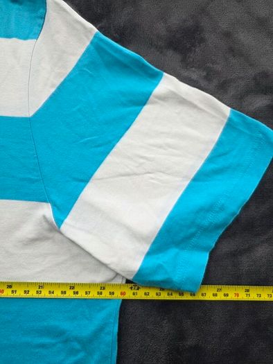 Vintage Fred Perry Striped T-Shirt Mens XL-XXL
