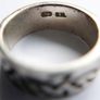 Vintage Sterling Silver Celtic Knot Ring Size P1/2 - 6,94g Image 7
