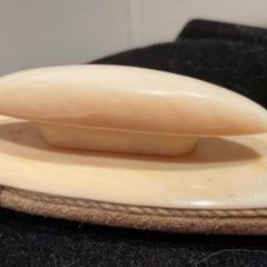 Vintage French Ivory Art Deco Nail Buffer Vanity Grooming Tool