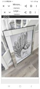 Large Mirrored Wall Picture