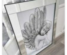 Large Mirrored Wall Picture