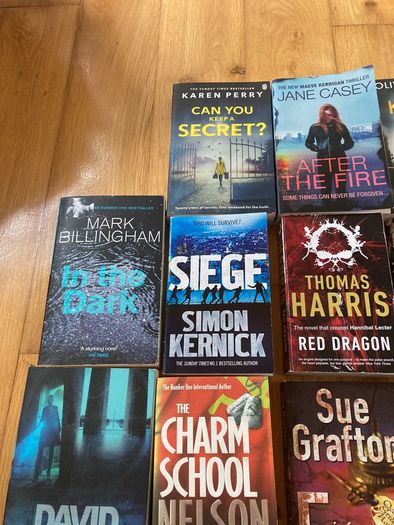 Large collection of fiction books