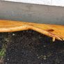 Rustic driftwood floating mantle / shelf Image 9