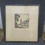 Original Antique Hand-Signed St. Andrews framed Etching under glass by Scottish artist Malcolm Patterson (c1910-1920) Image 2