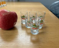 6 Mini Kilkenny Glasses.