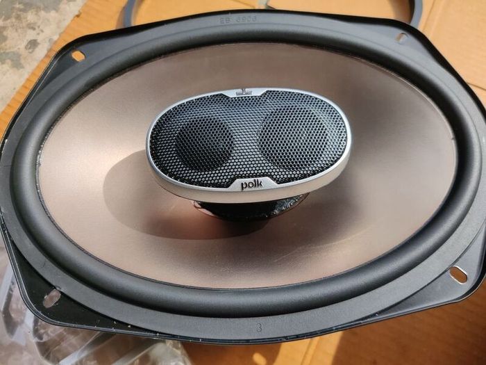 Polk Audio DB691 6"x9" 3-Way Car Speakers + Grilles & Adapters