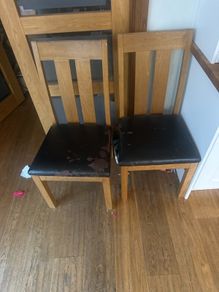 2 dining chairs